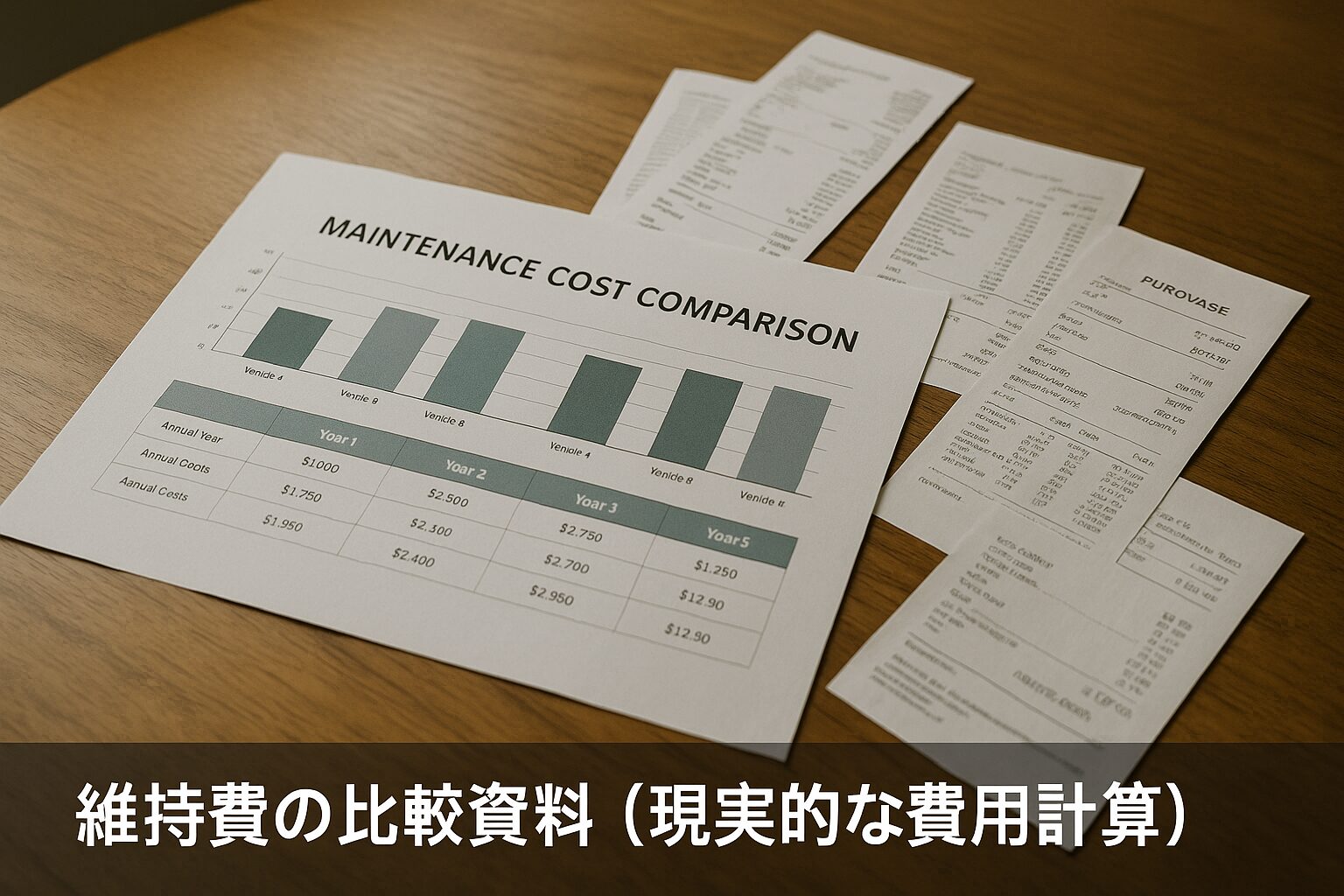 本物のワーゲンバスとの決定的な違い:維持費の比較資料(現実的な費用計算)