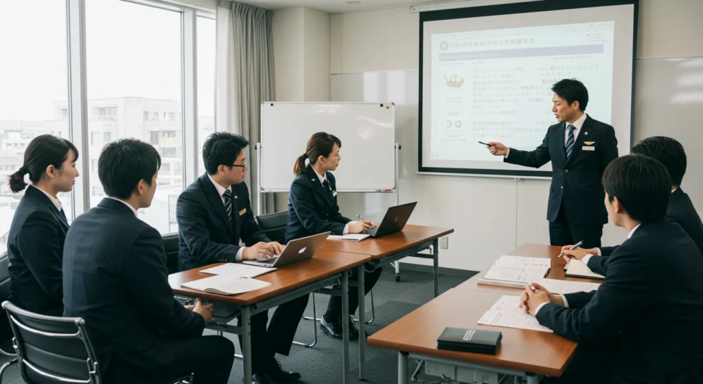 ドライバー教育研修の様子