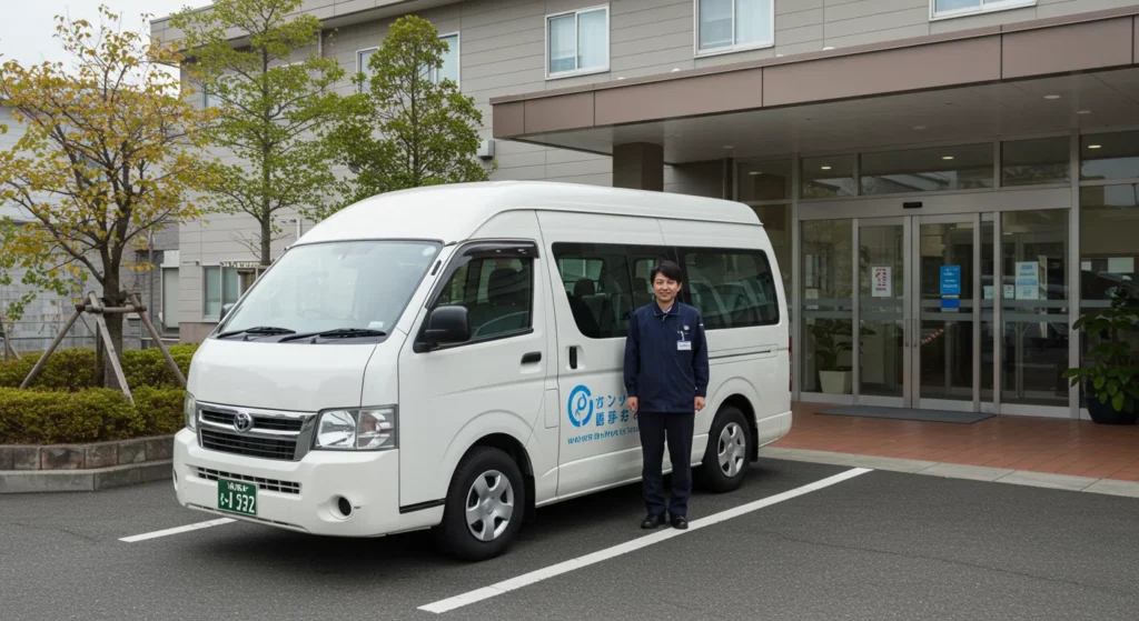 福祉送迎車両と専門ドライバー