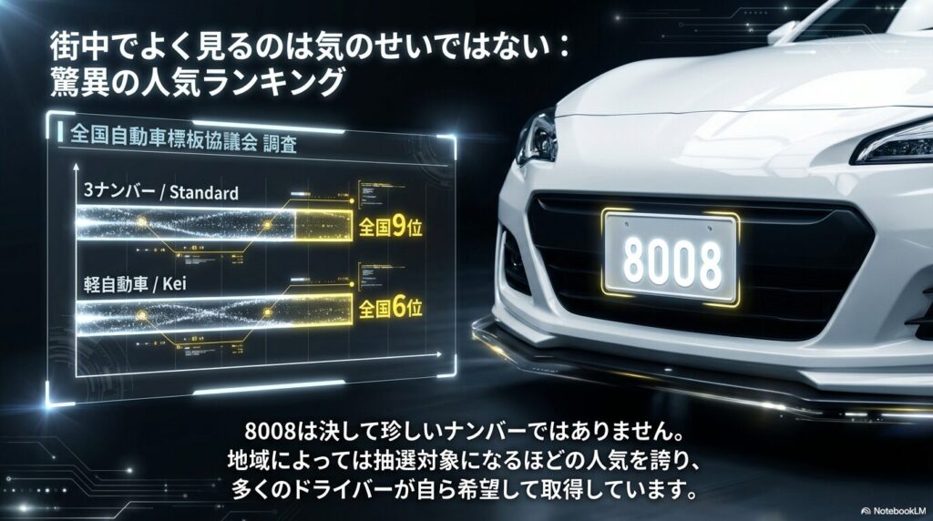 8008ナンバーが「やばい」と言われる背景