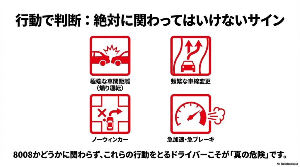 運転行動で見分けるポイント