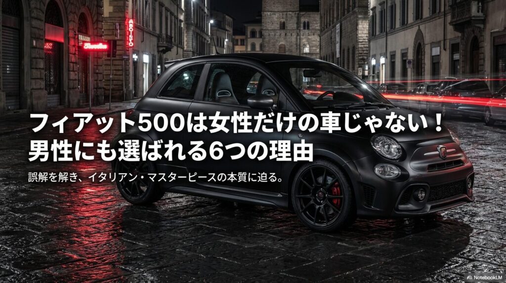 フィアット500は女性だけの車じゃない！男性にも選ばれる6つの理由