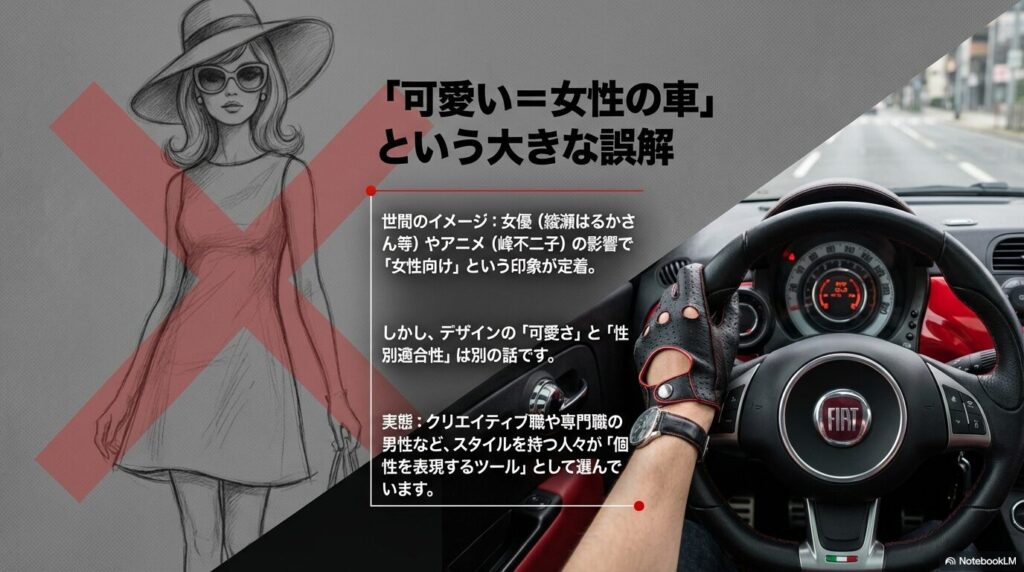 可愛い車＝女性向けではない。フィアット500は女性だけの車じゃない！男性にも選ばれる6つの理由