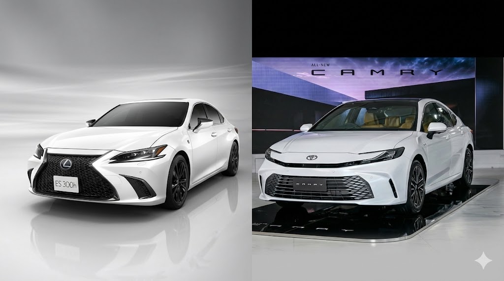 レクサスESとカムリの250万円差は妥当？プロが語る本当の価値