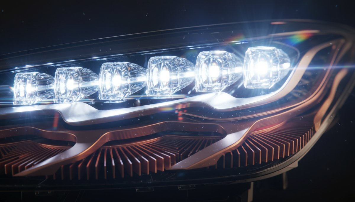 LED技術 自動車ヘッドライト 薄型化 先進技術