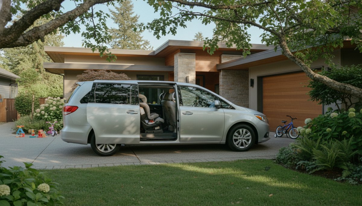 子育て世代の車選びのイメージ