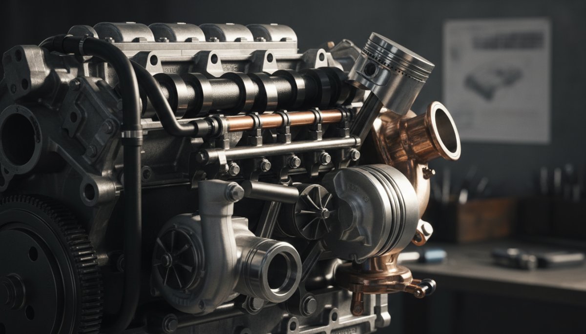 ランドクルーザー300のディーゼルエンジンイメージ