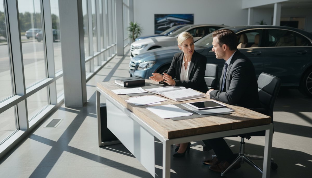自動車ローン契約のイメージ