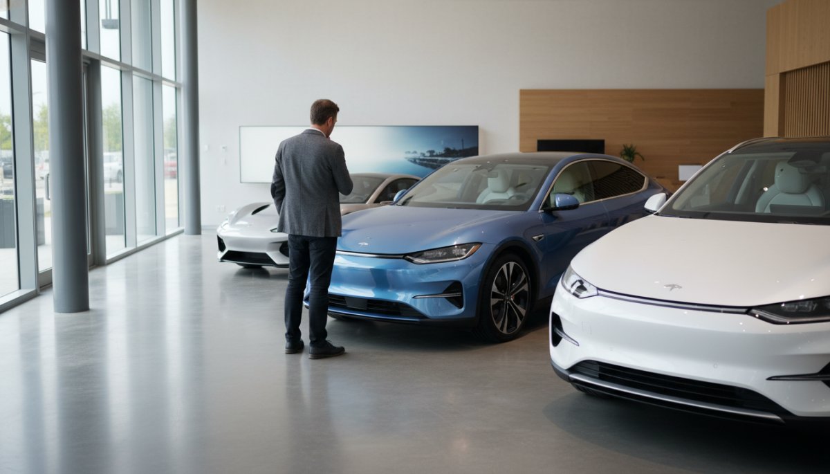 自動車選びと意思決定のイメージ