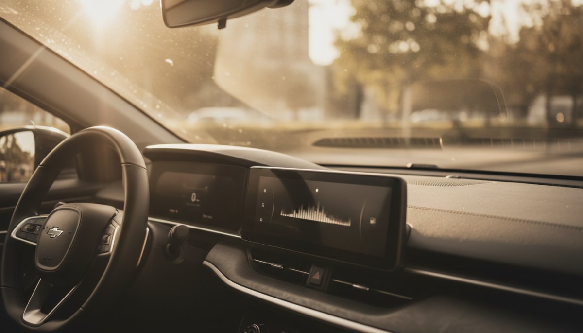 燃費計測イメージと給油シーン