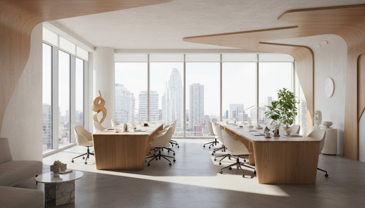 自動車保険代理店のオフィス風景