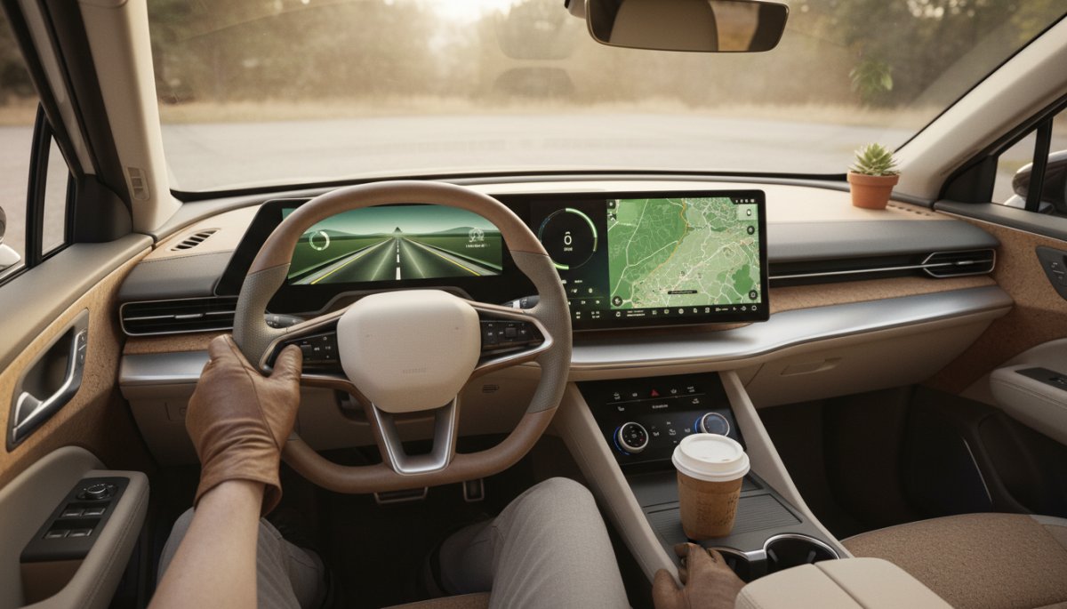 電気自動車の運転イメージ