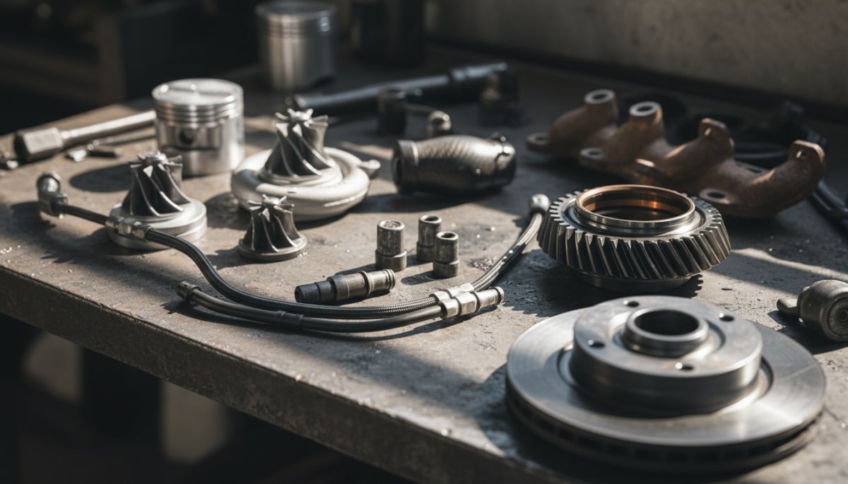 車のカスタムパーツのイメージ