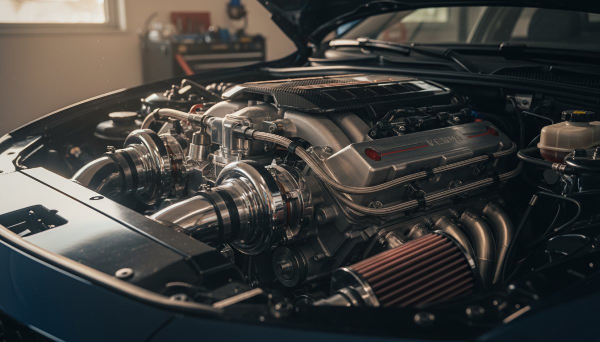 フェアレディZのエンジンルーム