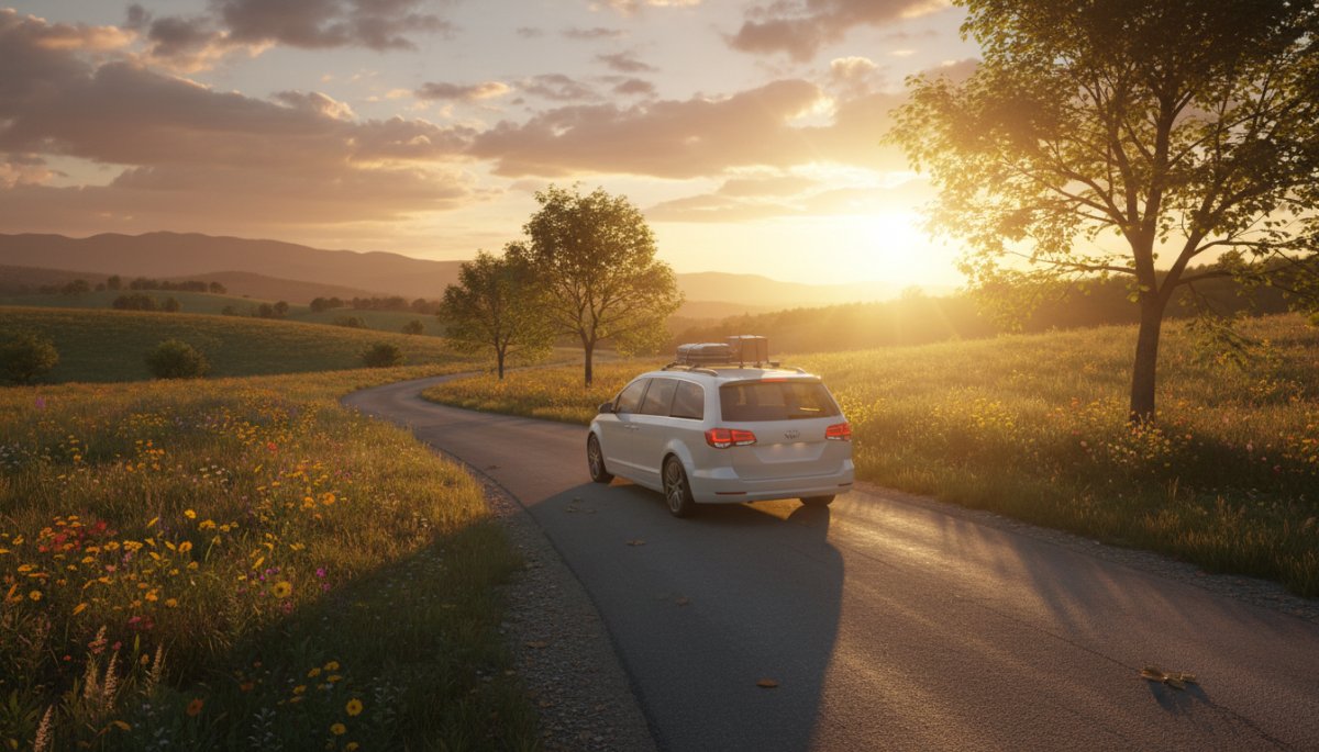 家族でドライブを楽しむイメージ