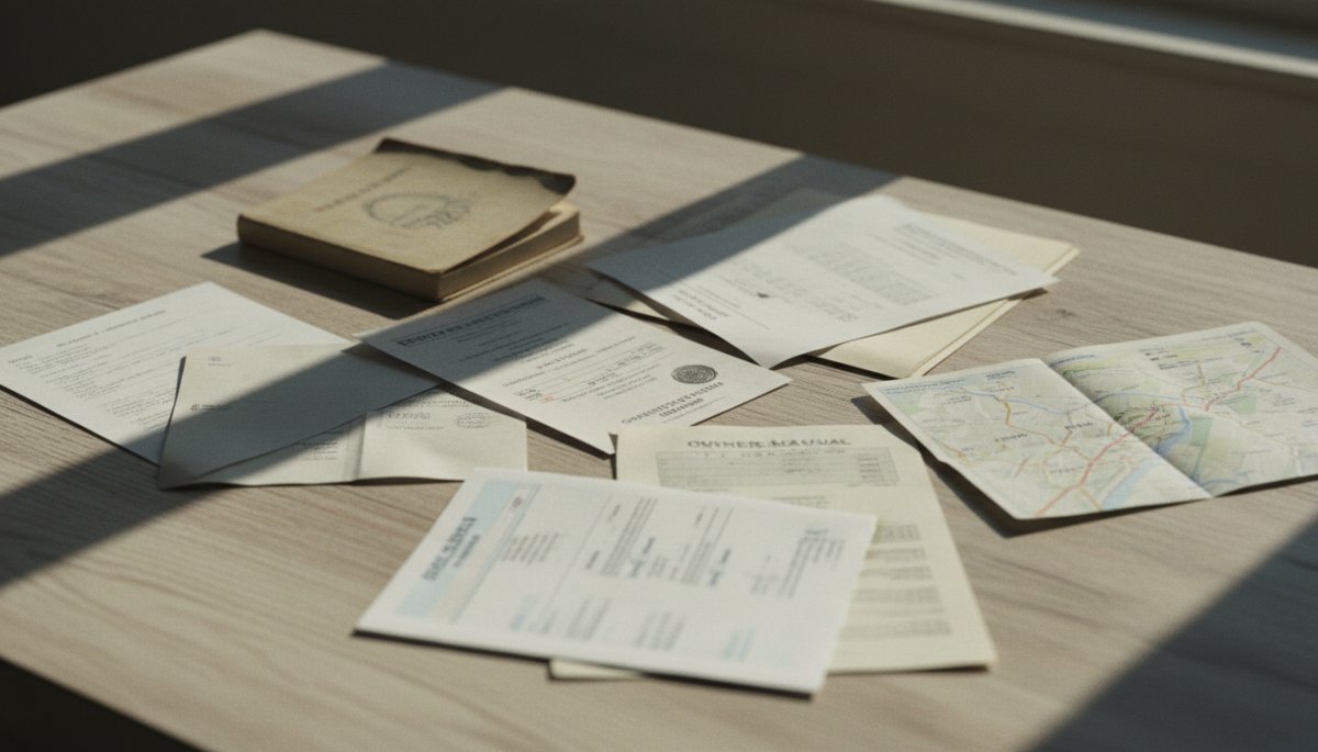 自動車税納税通知書と車検証