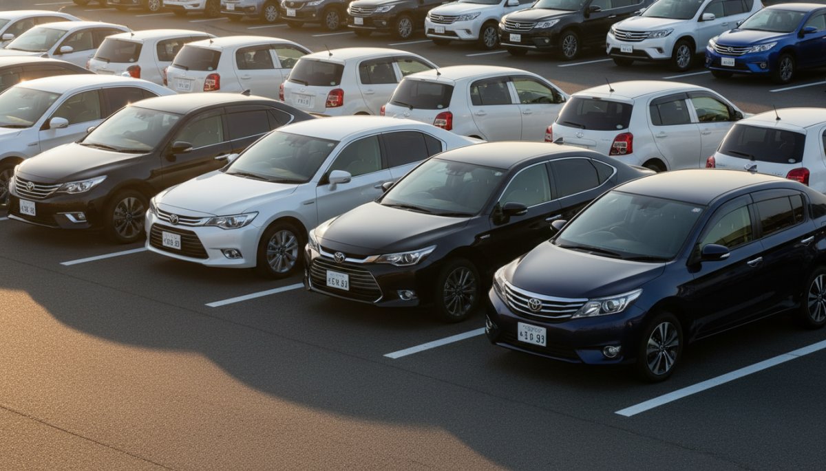 様々な車種と希望ナンバー