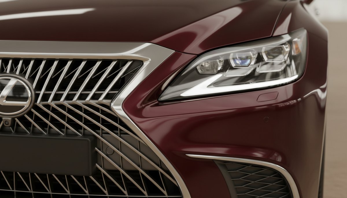 レクサスESのフロントデザインと新型スピンドルボディ