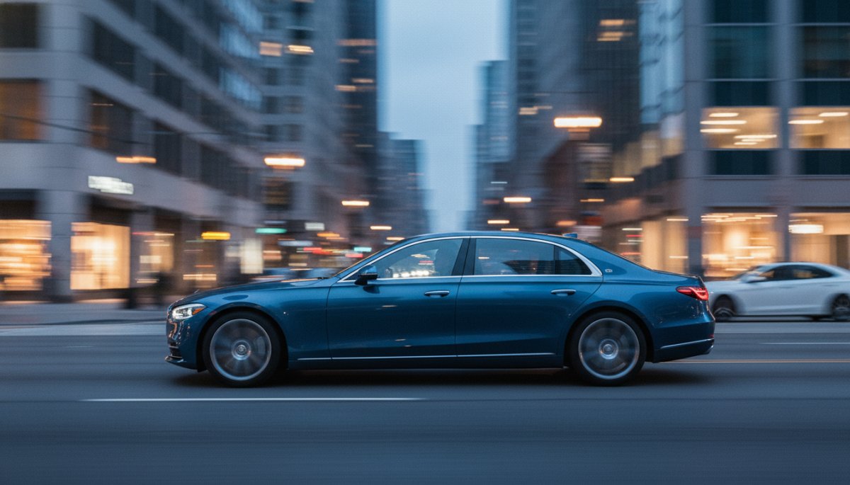 レクサスESのサイドビューとワンモーションシルエット