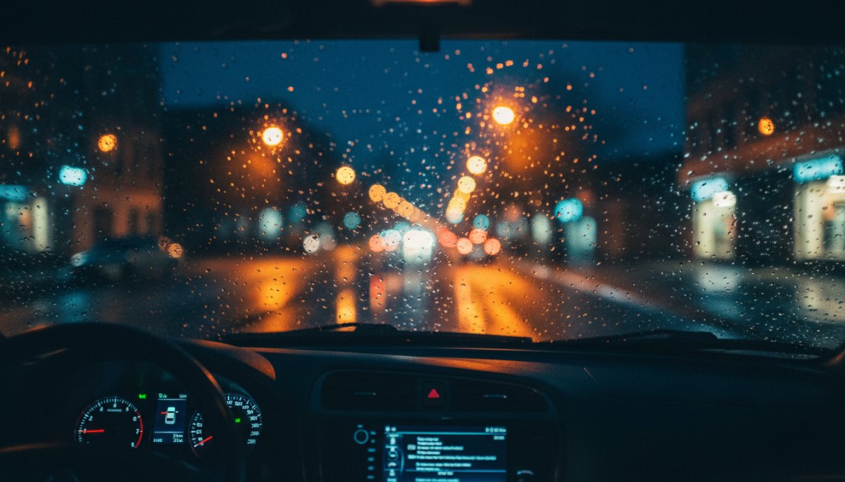 夜間運転のイメージ