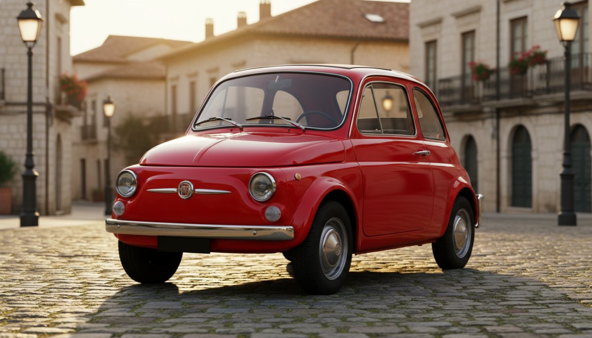 フィアット500のアイコニックなデザイン