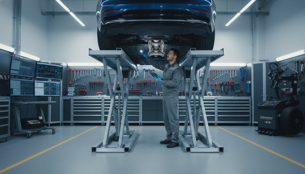 自動車のメンテナンスと点検作業