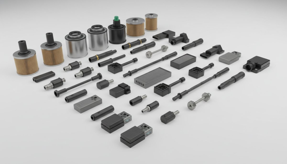 自動車部品の比較イメージ