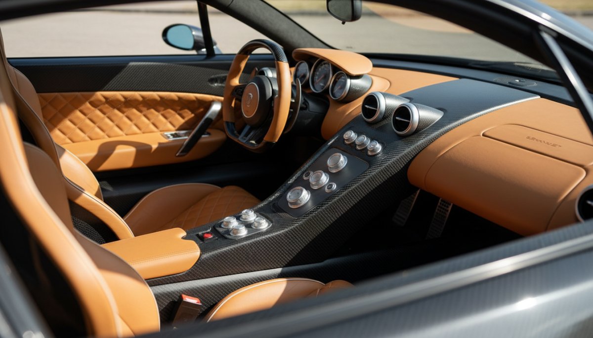 ブガッティ シロン スーパースポーツ インテリア コックピット