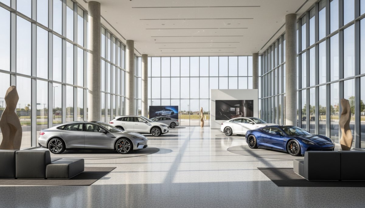 ディーラーの中古車販売のイメージ