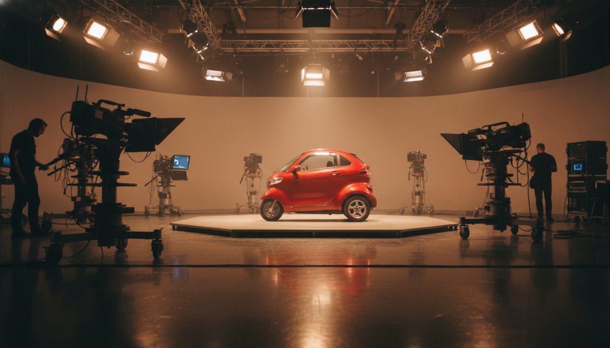 テレビ番組で紹介される小型三輪車