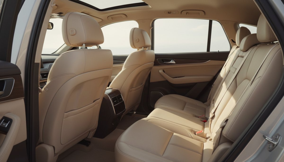 ハリアー後部座席の室内空間とクーペ風デザイン