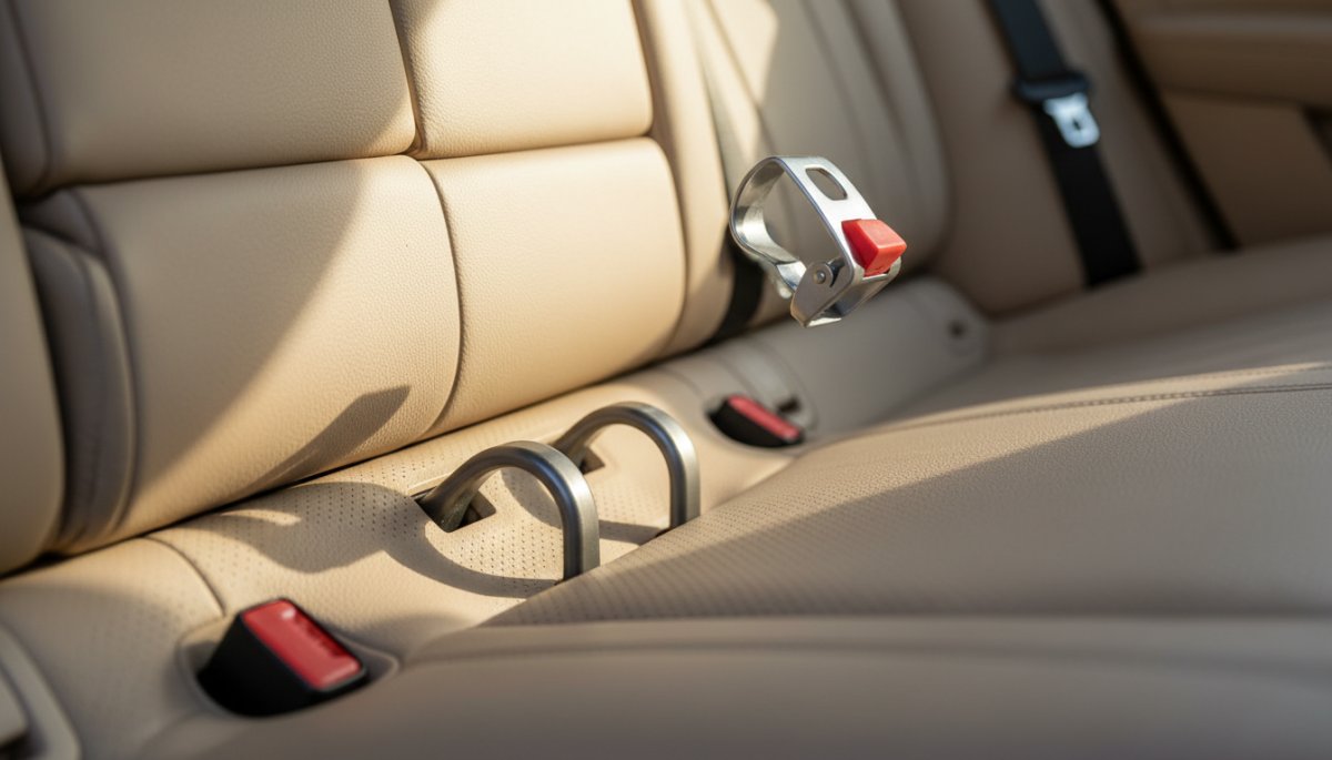 ハリアーISOFIX対応チャイルドシート取り付け方法