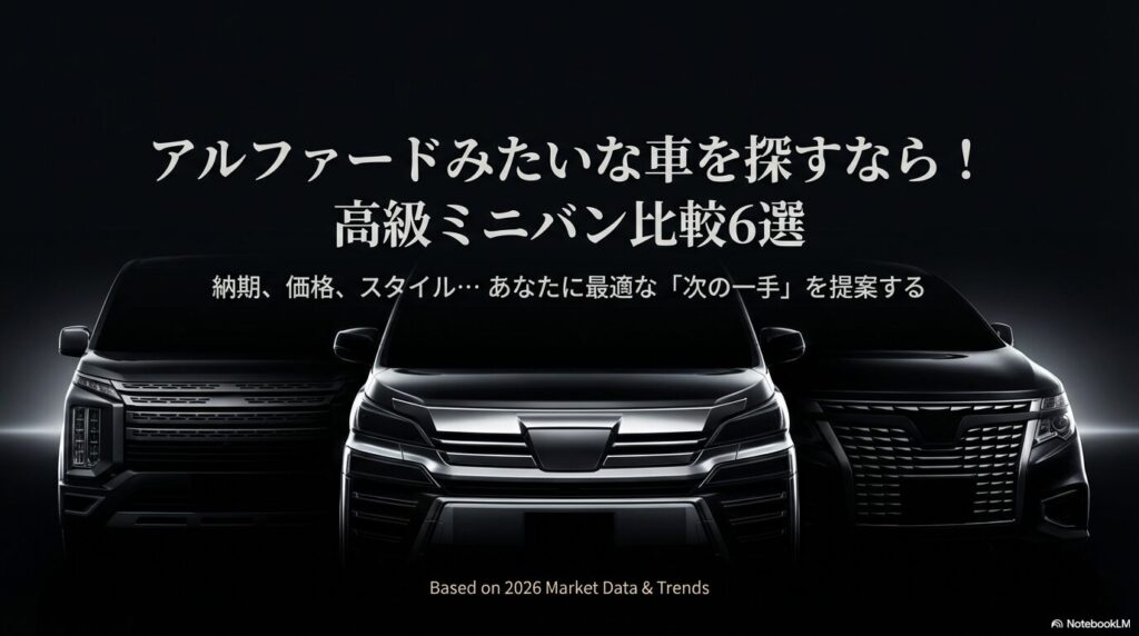 高級ミニバンは移動空間んの質