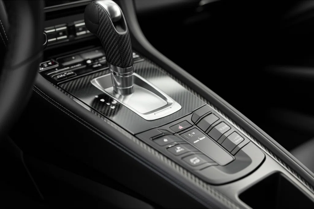 ポルシェのインテリアの細部