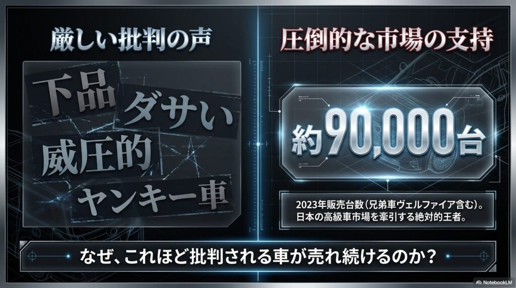 30系アルファードの「厳つい顔立ち」