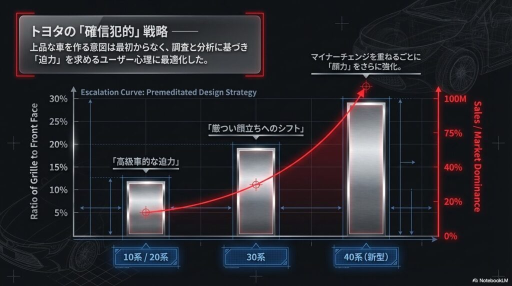 トヨタの確信犯的なデザイン戦略