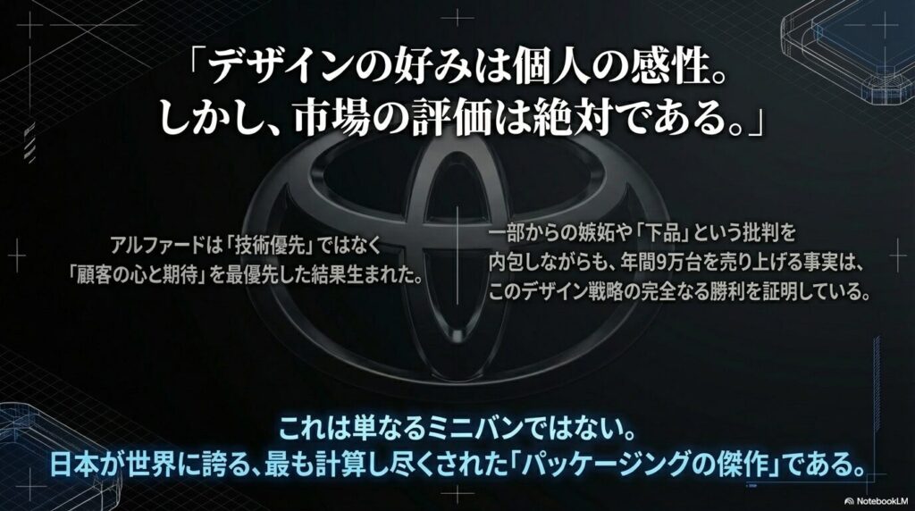 デザインの真実と市場の現実