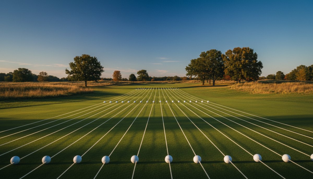 全番手で統一された弾道の高さを示すイメージ