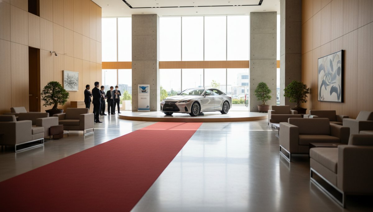 レクサス納車式の会場イメージ