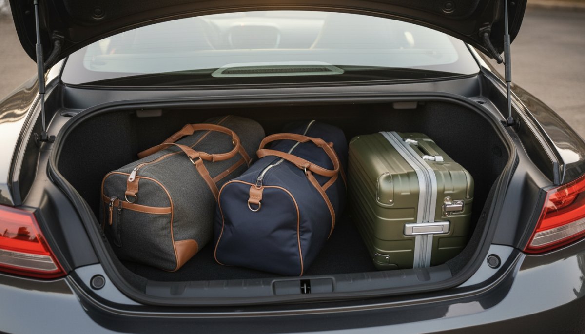 ポルシェ ケイマンのトランクスペース、収納容量の実用性