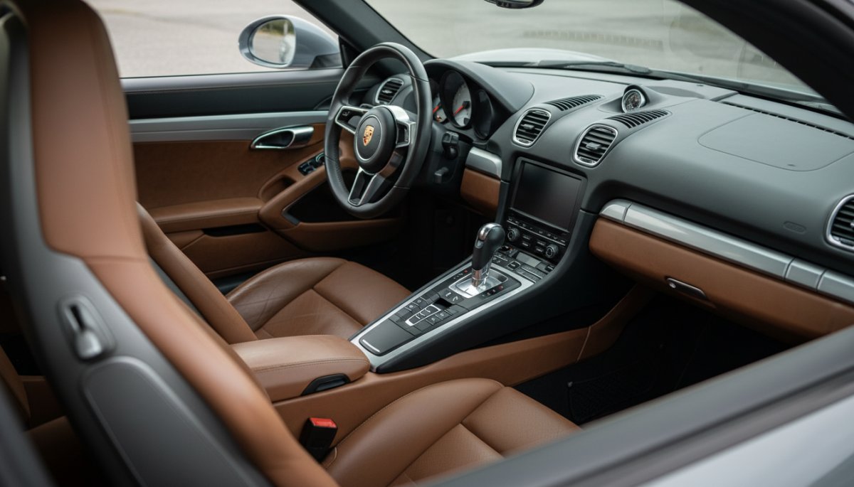 ポルシェ ケイマン 2シーター インテリア
