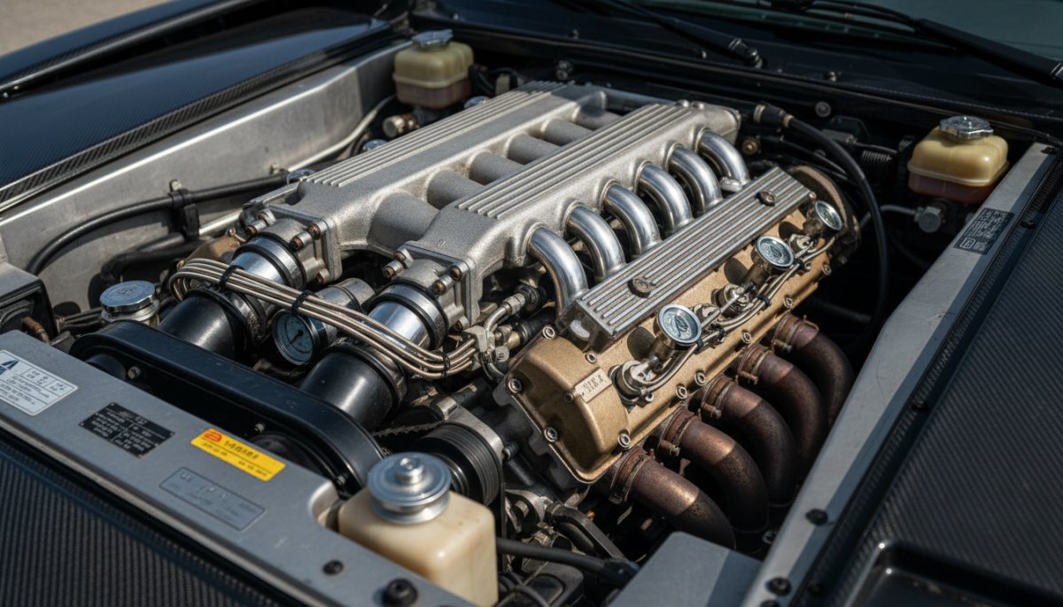 ランボルギーニ ディアブロ V12エンジン ミッドシップ