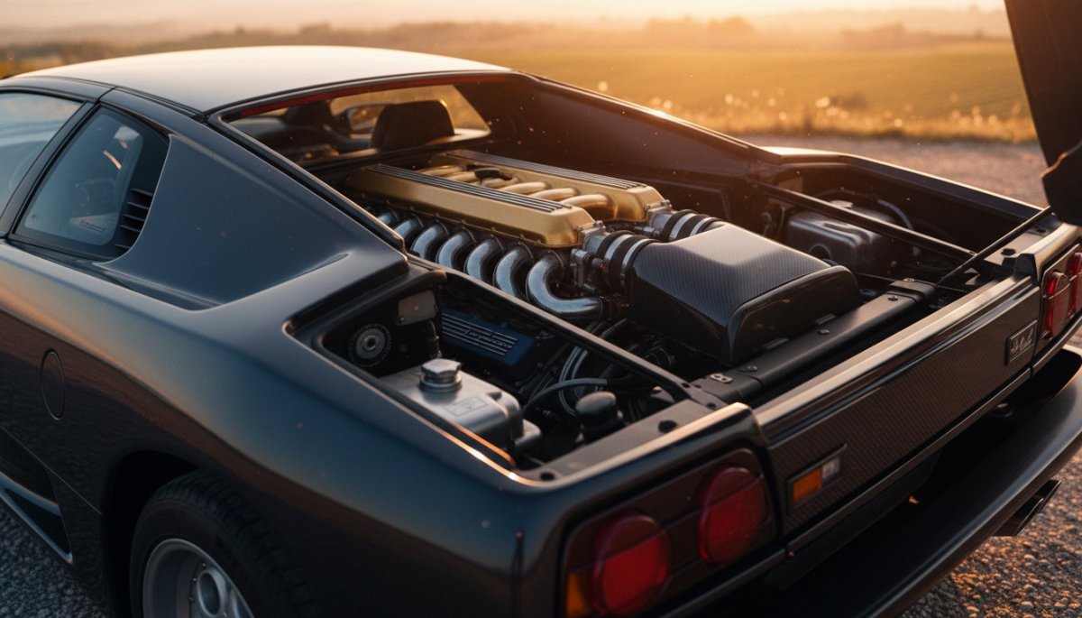 ランボルギーニ ディアブロ 純粋なV12エンジン体験