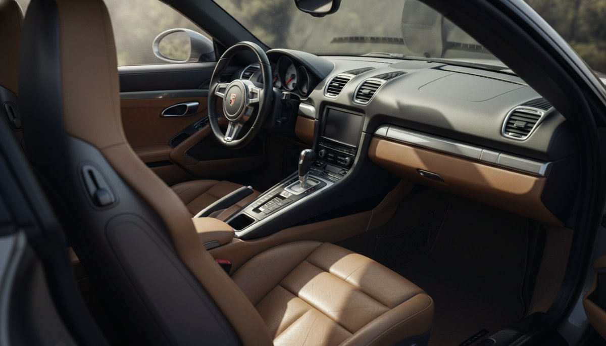 ポルシェ ケイマン 内装 2シーター