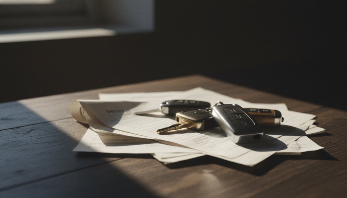 残価設定型クレジット契約書と高級ミニバンの鍵