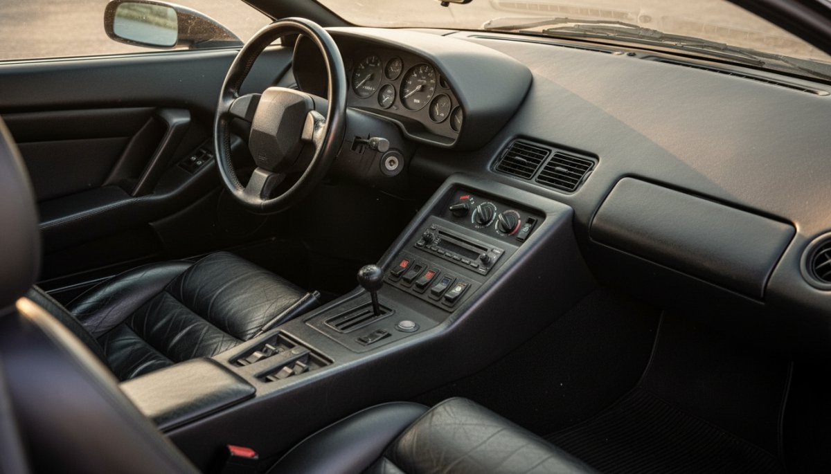 ランボルギーニ ディアブロのコックピットとメーターパネル