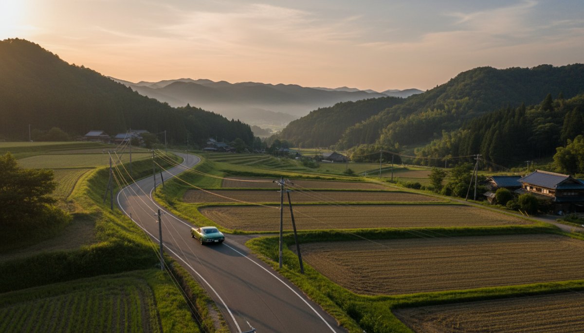 納車後のドライブを楽しむ様子