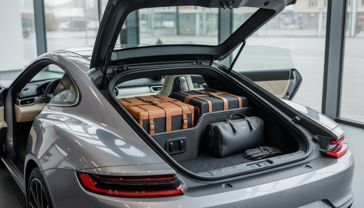 ポルシェ ケイマン 収納スペース 実用性 トランク