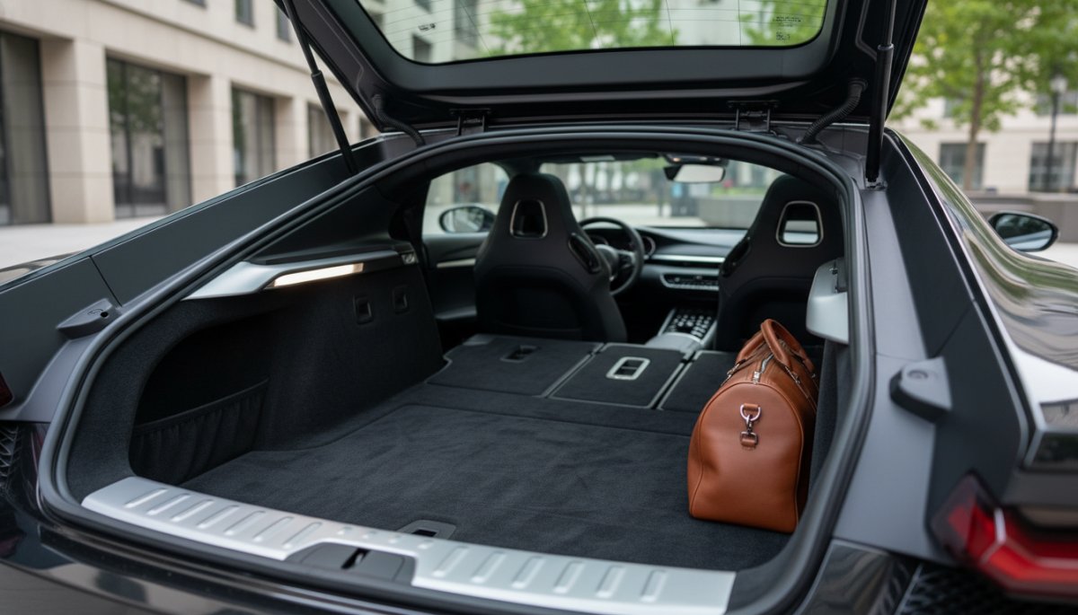 ポルシェケイマンの収納スペースと実用性