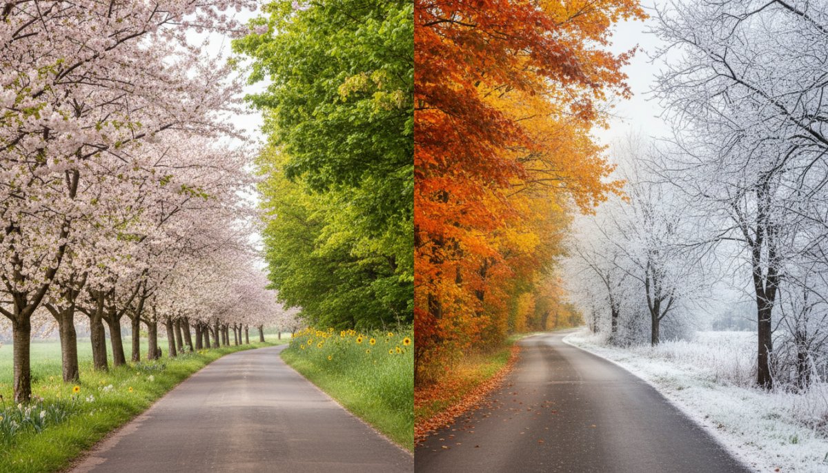 四季折々の走行環境イメージ